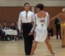 2012¬ɭɴչʹǡǡ 9th uro Championships - IO LAT - Final Chacha - Charles-Guillaume Schmitt   Elena Salikhova