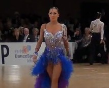 2012WDSFʱǡǡGrandSlam Latin - solo Chacha - Vladimir Karpov   Mariya Tzaptashvilli